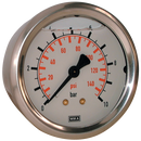 Glycerine Gauges, Wika - Heavy Duty, Centre Back Connection