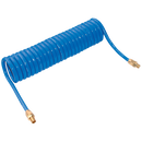 Flexi-Braid Tubing - BSPT Swivel Recoils