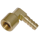 90° Brass Elbows, Air-Pro - BSPP Female x Hose Tail