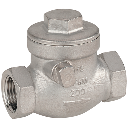 316 Stainless Steel Swing Check Valves, Haitima - BSPP