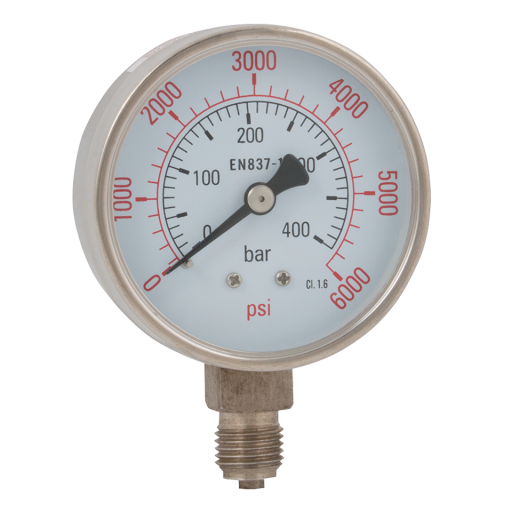 Dry Gauges, Air-Pro - All Stainless Steel Gauges, Bottom Connection