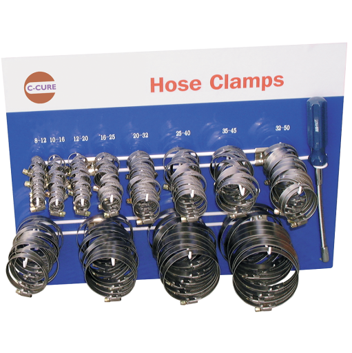 Wall Dispenser, C-Cure - Including Hose Clamps