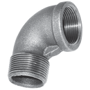 Reducing 90° Elbows, Fig. 152, Crane - Galvanised
