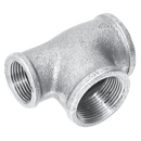 Unequal Tees, Reducing on Run, fig. 161, Crane - Galvanised