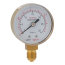 Dry Gauges, Air-Pro - Welding Gauges, Acetylene, Bottom Connection