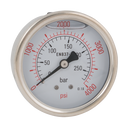 Back Connection Pressure Gauges, Hy-fitt - 1/4" BSPP, All Stainless Steel