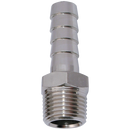 Nickel Plated Brass Straights, Air-Pro - BSPT Male x Imperial Hose Tail