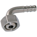 90° Hose Tail Elbows, Air-Pro - BSPP Female x Hose Tail (Cone Seat)