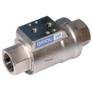 V.I.P. Axial Flow Valves With Nitrile Seals, Omal - Double Acting, BSPP