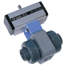 PVC Ball Valves, Pneumatic Actuation, Omal - Double Acting, DN
