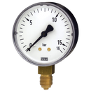 Dry Gauges, Wika - ABS Case, Bottom Connection, 40mm, 50mm, & 63mm Diameter