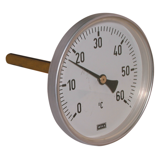 Temperature Gauges - Bi-metallic Aluminium Case, Centre Back Connection