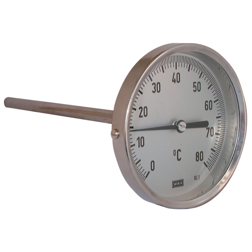 Temperature Gauges - Bi-metallic Stainless Steel Case, Centre Back Connection