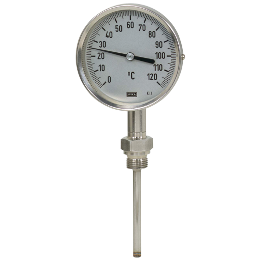 Temperature Gauges, Wika - Bi-metallic Stainless Steel Case, Bottom Connection