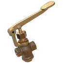 Bronze Self-Closing Lever Globe Valve, Air-Pro - BSPP