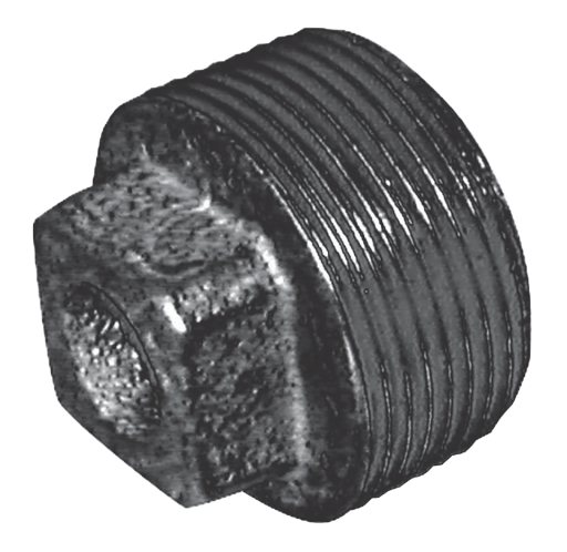 Plain Hollow Plugs, Fig. 147, Crane - Black