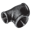 Unequal Tees, Reducing on Run, fig. 161, Crane - Black