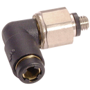 90° Male Stud Elbows, Parker Legris - BSPP & Metric Male x Tube (Oscillating Compact)