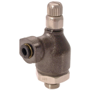 Metal Body 90° Manual Flow Controllers with Instant Fittings, Parker Legris - Uni-Directional to suit Valves, BSPP Male x Tube