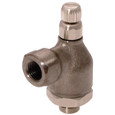 Metal Body 90° Manual Flow Controllers with Threaded Fittings, Parker Legris - Uni-Directional to suit Valves, BSPP Male x Tube