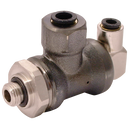 Blocking Fittings with Threaded Connection, Parker Legris - BSPP Male x Metric Male