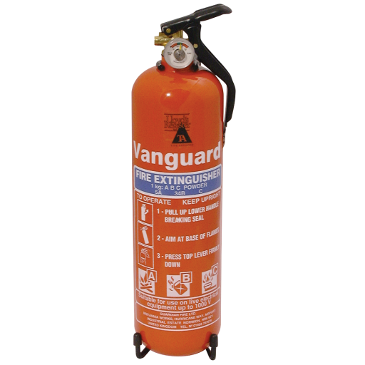 Multi-Purpose Dry Powder Extinguishers - 5A/34B Fire Rating, A, B, and C