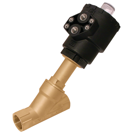 Bronze Angle Seat Valve with NAMUR Interface, Omal - BSPP