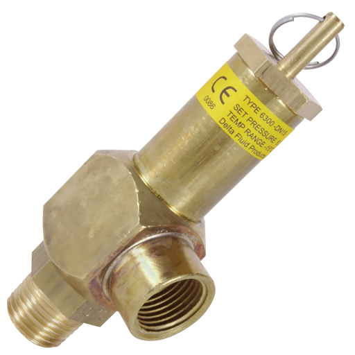 Wade Safety Relief Valves - Series 6000 - Series 6300 High Lift Safety Relief Valves, Male BSPT