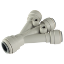 Y Connectors, John Guest - Reducing Tube x Tube, Triple Outlet
