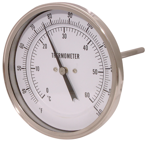 Temperature Gauges, Air-Pro - Bi-metallic Centre Back Connection