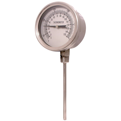 Temperature Gauges, Air-Pro - Bi-metallic Bottom Connection