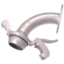 Male Flanged 90° Bends, NP16, Dallai - Galvanised