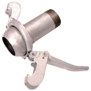 Male x Male BSPP Pipe Thread, Dallai - with Lever Closure Ring, Stainless Steel