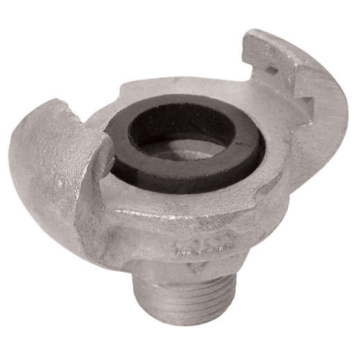 European Execution Double Lock Claw Couplings, Jaymac - Q3 Male Thread, Plated, BSPP