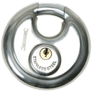 Padlocks - Disc Stainless Steel Padlock