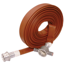 Brigadier Heavy Duty Fire Hose, Jaymac - Red Hose with Couplings