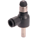 Plug-in Compact 90° Manual Flow Controllers, Parker Legris - Uni-Directional to suit Valves, Tube x Tube