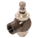 Miniature 90° Flow Controllers, Parker Legris - Uni-Directional to suit Cylinders, BSPP & Metric Male