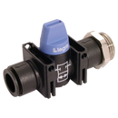 Mini Ball Valves, Parker Legris - Male Thread 2/2 with Push-in Connection, BSPP