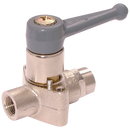 Standard Ball Valves for Screw Fixing, Parker Legris - Double Female, BSPP