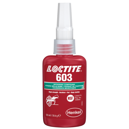 603 Retainer, Loctite - For Retaining Cylindrical Parts