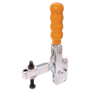 Vertical Manual Toggle Clamps, Straight Base, Brauer - Adjustable Arm