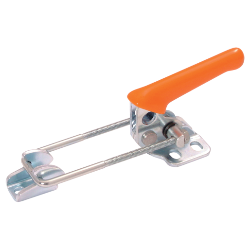 Horizontal Latch Toggle Clamps, Brauer - Flanged Base