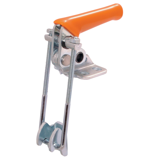 Vertical Latch Clamps, Brauer - Flanged Base