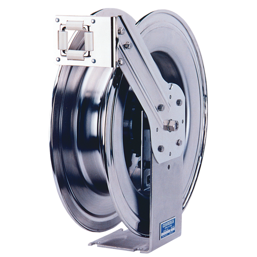 Stainless Steel Spring Rewind Reels, Redashe - Suitable for Air, Water, Steam, Food, Industry and Diesel, Hose Reel Only