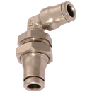 90° Bulkhead Elbow Connectors, Parker Legris - Equal Tube x Tube