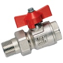 Ball Valves for use with Manifolds, ITAP - Full Flow Ball Valves, Straight Male x Female, BSPP