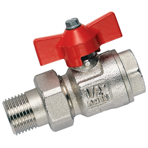 Ball Valves for use with Manifolds, ITAP - Full Flow Ball Valves, Straight Male x Female, BSPP