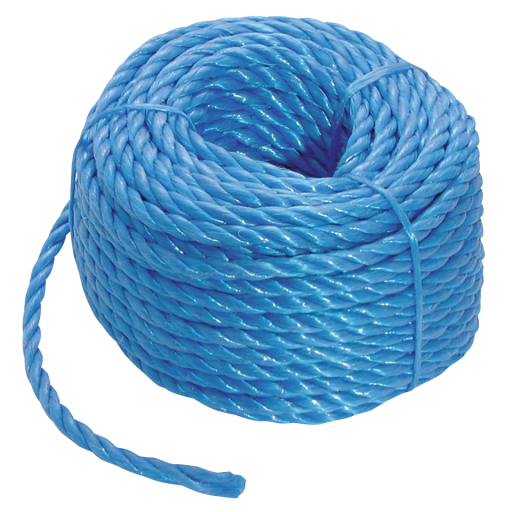 Polypropylene Ropes - Blue Polypropylene, 30 Metre Coils