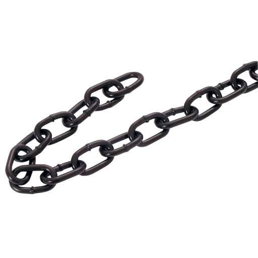 Welded Link Chains - Black Plate, 10 Metres